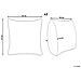 Set Di 2 Cuscini Hoya Cotone 45 X 45 Cm Grigio Trama Geometrica - Foto miniatura 6