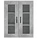 Credenza Grigio Cemento 69,5x34x180 Cm In Legno Multistrato - Foto miniatura 5