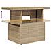 Set Divano Da Giardino 6 Pz Con Cuscini Beige In Polyrattan - Foto miniatura 8