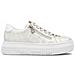 Leisure Trainers White Sneakers Sintetico E Tessile Scarpe Donna Bianco Eu 41, M1953-60 - Foto miniatura 2