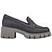 Dark Grey Classic Closed Loafers Mocassino Pelle Scarpe Donna Grigio Eu 40, 1-24439-41 219 - Foto miniatura 2