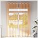 Tende In Voile Con Occhielli 2 Pz Arancio 140x260 Cm - Foto miniatura 1