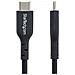 Cavo USB-C da 4 m, cavo di ricarica e sincronizzazione 60 W (3 A) PD, cavo USB 2.0 per laptop, rivestimento in TPE - Cavetto USB C nero per ricarica - Foto miniatura 2