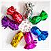 Cheerleading Pom Poms, Grandi Pon Pon Metallizzati A Doppia Testa Da 32 Cm Red - Foto miniatura 2