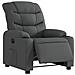 Poltrona Elettrica Reclinabile Grigio Scuro in Tessuto - Foto miniatura 3