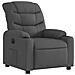 Poltrona Elettrica Reclinabile Grigio Scuro in Tessuto - Foto miniatura 4
