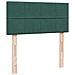 Giroletto a Molle con Materasso Verde Scuro 100x200 cm Velluto - Foto miniatura 5