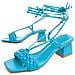 Sandalo Con Tacco Andalita5 Blu. - Foto miniatura 1