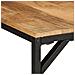 Tavolo da Pranzo 220x90x75 cm in Legno Grezzo Massello di Mango - Foto miniatura 5