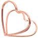 Set Di 20 Porta Biglietti Da Visita A Forma Di Cuore Per Promemoria, Foto E Segnaposto Pinkgold - Foto miniatura 2