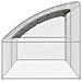 Gabbia per polli Argento 400 x 200 x 198.5 cm Acciaio zincato - Foto miniatura 4