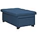 Divano letto Blu 194 x 67 x 37 cm Tessuto - Foto miniatura 4