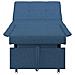 Divano letto Blu 194 x 67 x 37 cm Tessuto - Foto miniatura 5