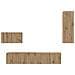 Mobile TV da Parete 4 pcs rovere artigianale 200 x 30 x 30 cm - Foto miniatura 8