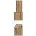 Mobile TV da Parete 4 pcs rovere artigianale 200 x 30 x 30 cm - Foto miniatura 9