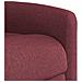 Poltrona Reclinabile in Tessuto Rosso Vino - Foto miniatura 8