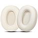 Cuscinetti Auricolari Di Ricambio In Pelle Proteica Compatibili Con Cuffie Edifier W800bt Free - Set Di 2 White - Foto miniatura 1
