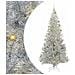 Albero di Natale con 300 LED con supporto Argento 180 cm PET - Foto miniatura 1