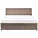 Letto Contenitore Bouclé Massognes 160 X 200 Cm Tortora - Foto miniatura 6