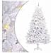 Albero di Natale Artificiale con Rami Pieghevoli Bianco 270 cm - Foto miniatura 1