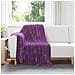 Coperte da Pile 6 pcs Viola 150 x 130 cm Panno - Foto miniatura 2