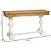Mobile Da Ingresso In Legno Intagliato Marrone 150x46x79h - Foto miniatura 4
