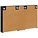 Set di Armadi da Bagno con lo scaffale 3 pcs 120 x 14,5 x 70 cm - Foto miniatura 9