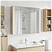 Mobiletto per specchio da bagno Rovere Sonoma 80 x 14.5 x 70 cm - Foto miniatura 2