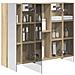 Mobiletto per specchio da bagno Rovere Sonoma 80 x 14.5 x 70 cm - Foto miniatura 3