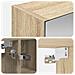 Mobiletto per specchio da bagno Rovere Sonoma 80 x 14.5 x 70 cm - Foto miniatura 9