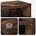 Mobile per CD Rovere Fumo 33 x 23,5 x 175 cm - Foto miniatura 7