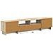 Mobile TV LED a 5 pezzi Rovere Sonoma Legno ingegnerizzato - Foto miniatura 5