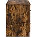 Armadio per Lavabo da Bagno UTRECHT Rovere Fumo 82 x 41 x 56 cm - Foto miniatura 5