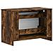 Armadio per Lavabo da Bagno UTRECHT Rovere Fumo 82 x 41 x 56 cm - Foto miniatura 6