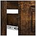 Armadio per Lavabo da Bagno UTRECHT Rovere Fumo 82 x 41 x 56 cm - Foto miniatura 8