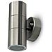 Lampada Da Muro Applique 2 X Gu10 Acciaio Inox Esterno Ip44 Vt-7622 7500 - Foto miniatura 1
