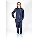 Tuta Donna Cotton Lycra Zip Diagonal Blu Blu Xl - Foto miniatura 1