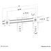 Supporto da Parete FPMA-CB200BLACK per Doppio Monitor - Foto miniatura 5