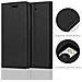 Custodia Compatibile Con Xiaomi Mi 5s In Nero Di Notte - Coperchio Protettiva Con Chiusura Magnetica, Funzione Stand E Tasca Per Le Carte - Foto miniatura 5