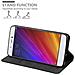 Custodia Compatibile Con Xiaomi Mi 5s In Nero Di Notte - Coperchio Protettiva Con Chiusura Magnetica, Funzione Stand E Tasca Per Le Carte - Foto miniatura 7