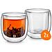 Double Walled Tea Glasses 240 Ml - Set Of 2 - Foto miniatura 1