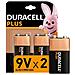 Confezione Da 2 Batterie Alcaline 6lr61 9v Per Uso Intensivo, - Foto miniatura 1