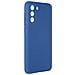 Cover In Silicone Semirigido Per Samsung Galaxy S21 Fe, Soft-touch Azzurra - Foto miniatura 3