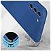 Cover In Silicone Semirigido Per Samsung Galaxy S21 Fe, Soft-touch Azzurra - Foto miniatura 5