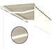 Tenda Automatica Parasole LED Sensore Vento 3,5x2,5cm Crema - Foto miniatura 8