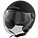 Jet Casco Scooter Moto Ece2205 Certificato Parasole Lunga Visiera Nero Opaco S - Foto miniatura 6