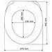 Sedile Wc Universale Con Sistema Easy-close Slow Drop, Modello Sabbia - Foto miniatura 3