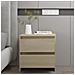 Comodino Rovere Sonoma 45x34,5x44,5 cm in Truciolato - Foto miniatura 1