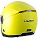 Casco Jet Visiera Lunga Scooter Moto Quad Omologato Ece 22 05 Giallo Fluo L - Foto miniatura 3