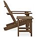 Sedia Adirondack Con Tavolo Abete Massello Marrone - Foto miniatura 3